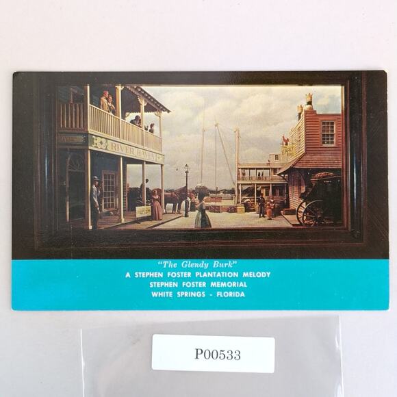 The Glendy Burk Stephen Foster Plantation Melody White Springs FL 1950s Postcard - Picture 1 of 2